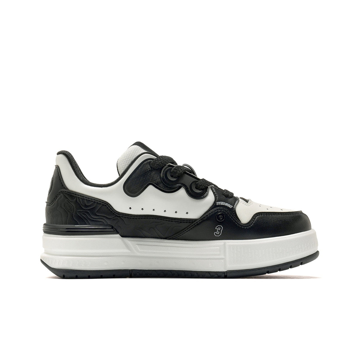 ONEMIX Unisex Retro Star & Polka Dot Low-Top Sneakers