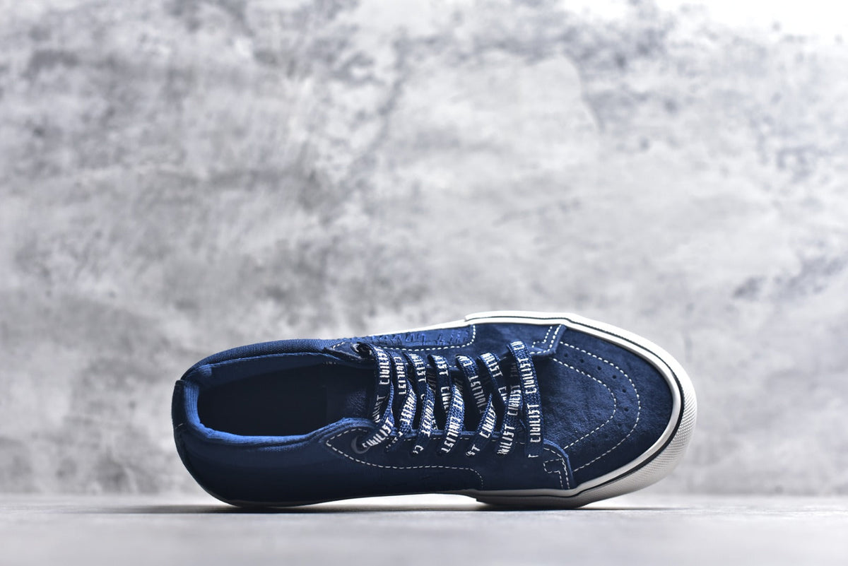Vans Sk8-Mid Reissue | Navy Blue Embossed Leather | VN0A347UVGD