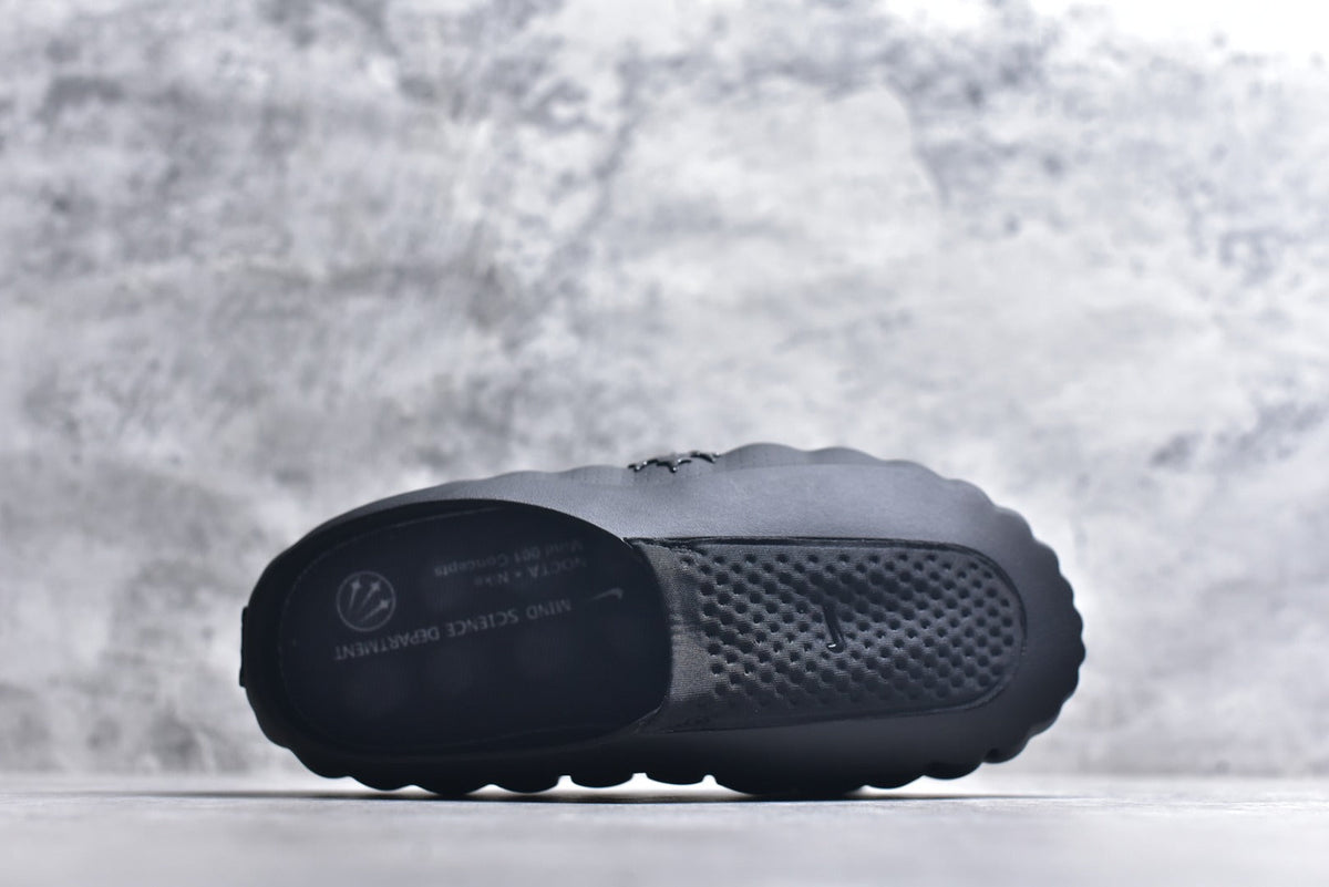Nike Mind 001 Sail Closed-Toe Massage Slide HQ4307-001 Black