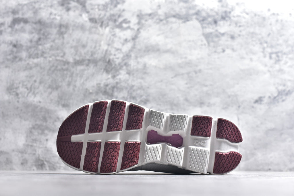 On Cloud X 4 — White / Heather / Mauve