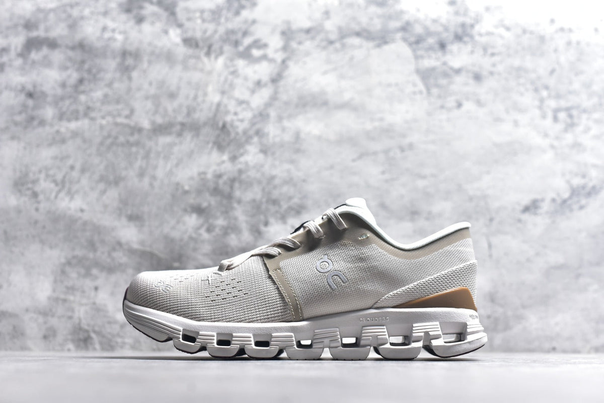 On Cloud X 4 — Ivory / Sand