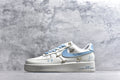 Nike Air Force 1 “Ocean Blue” Hand-Painted Custom — FV3654-311