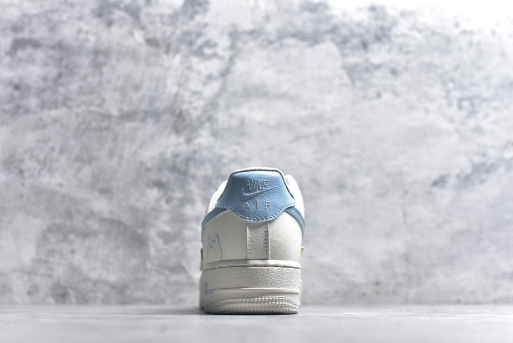 Nike Air Force 1 “Ocean Blue” Hand-Painted Custom — FV3654-311